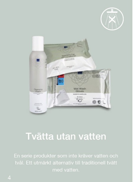Tvätta utan vatten